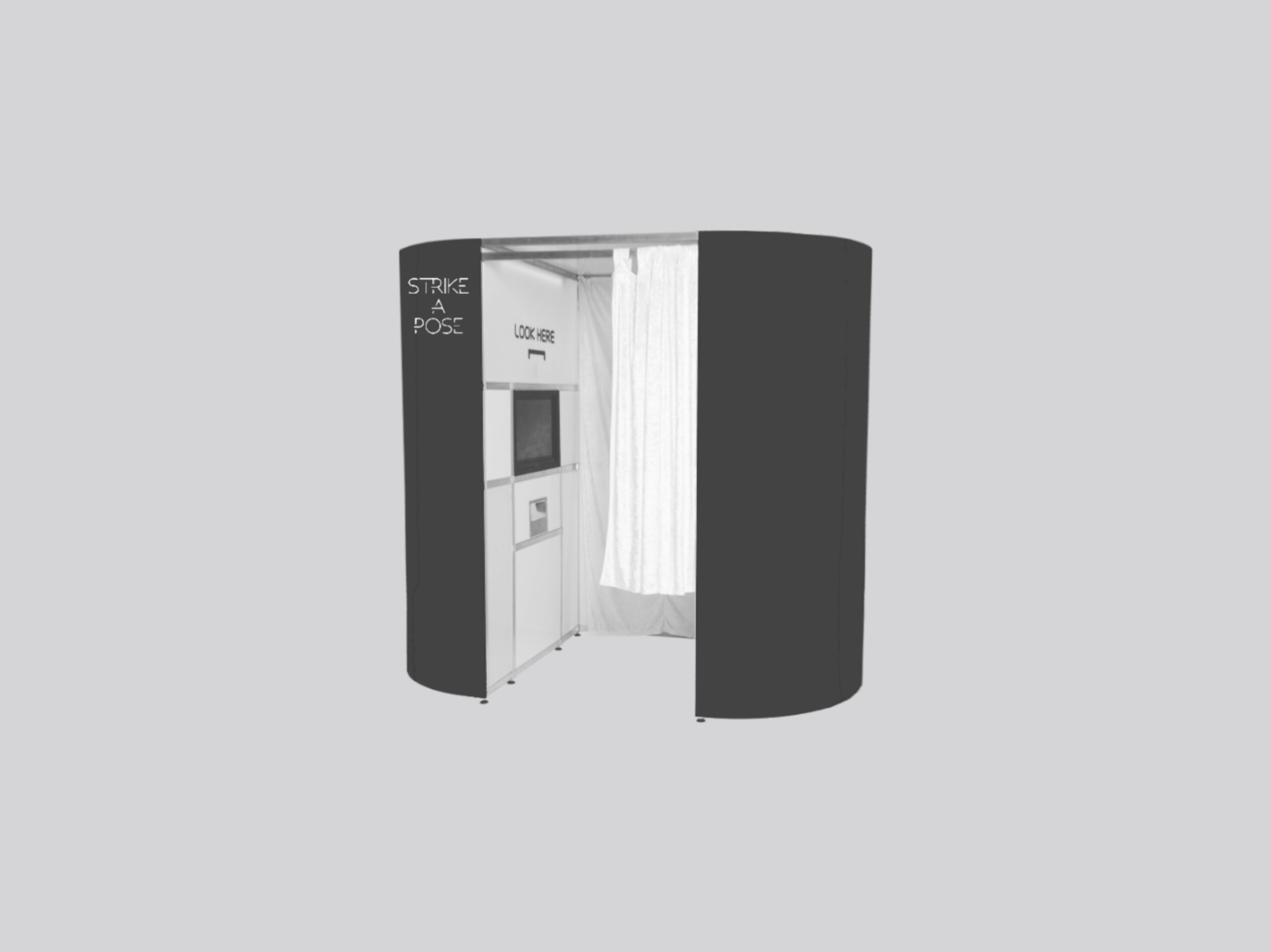 Oval Enclosed Booth